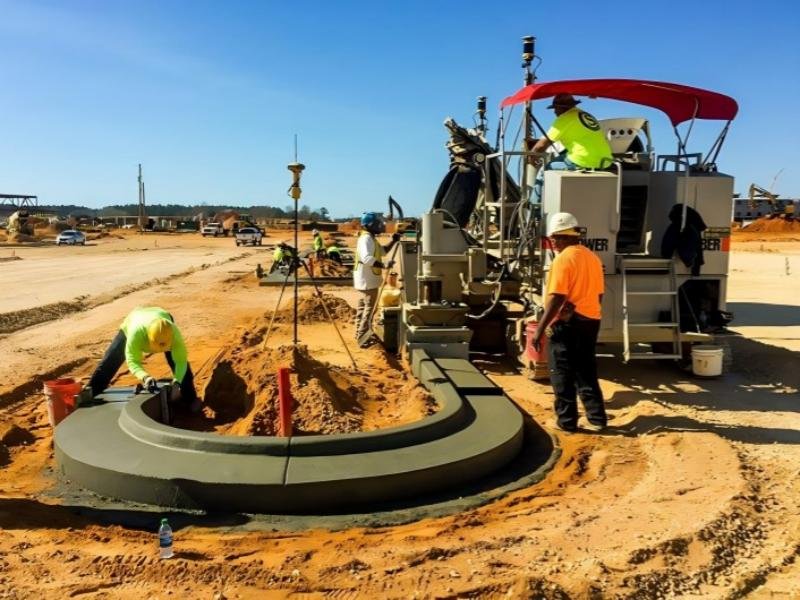 Concrete Curb Machine