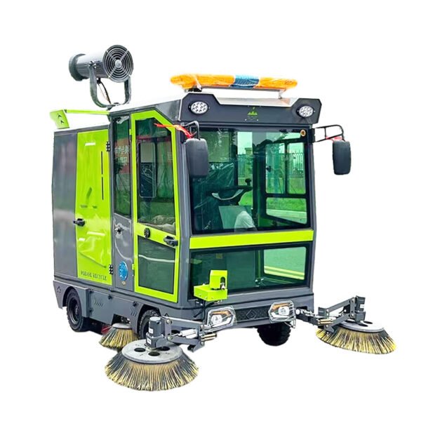 Industrial Ride-On Electric Street Sweeper