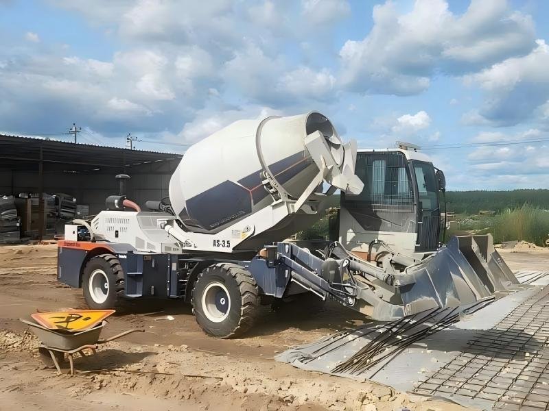 Self Loading Concrete Mixer Applications