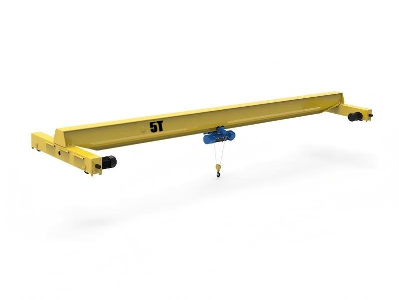 5 ton single-girder overhead traveler crane