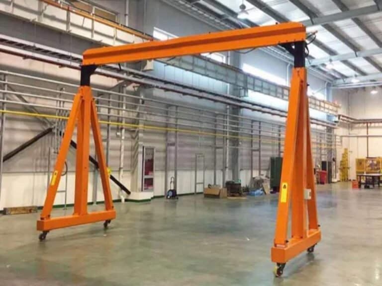 Application of Manual Portable Gantry Cranes