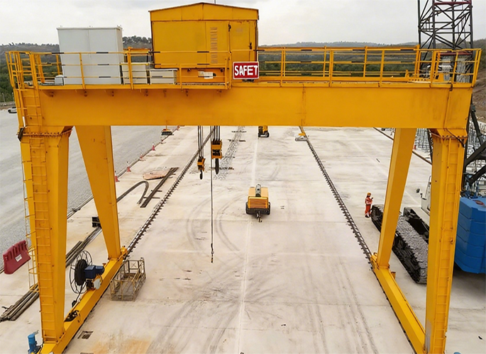 Double girder gantry cranes Applications