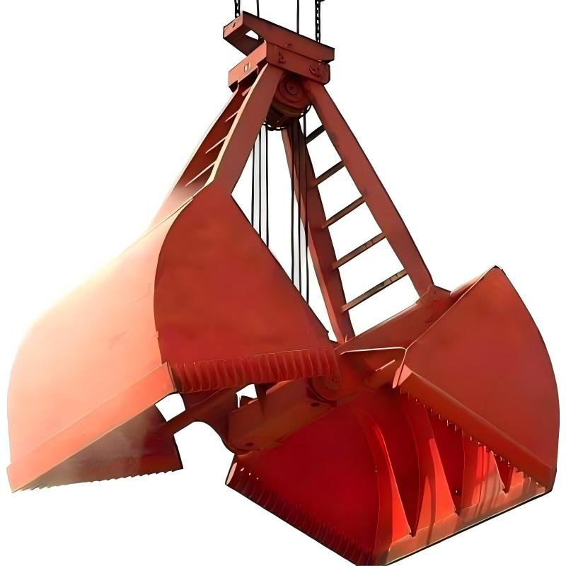 Four-Rope Leak-Proof Clamshell Grab