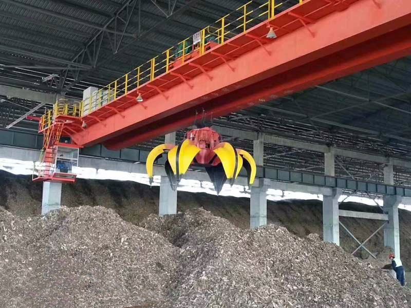 Grab Bucket Overhead Crane Applications