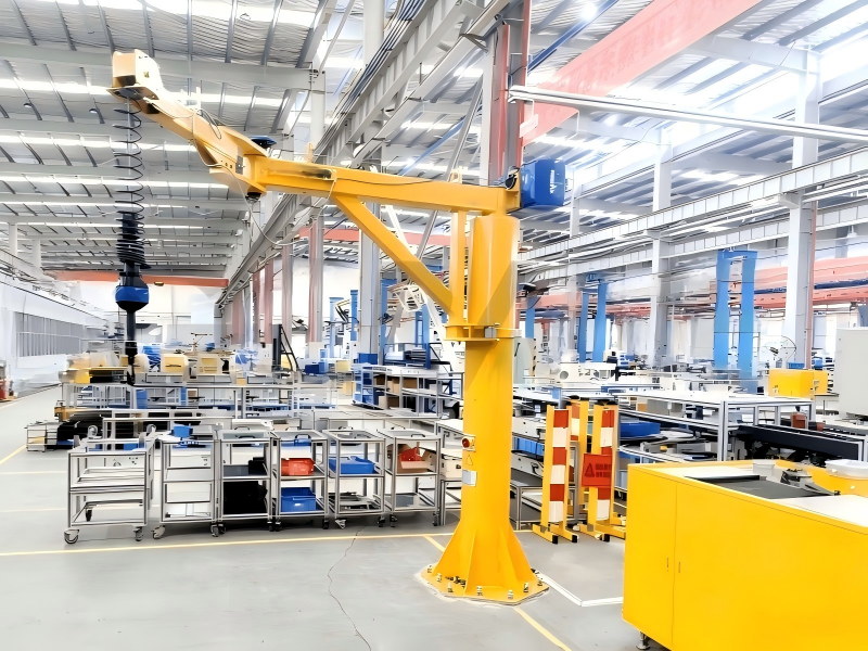 Loading & unloading jib cranes