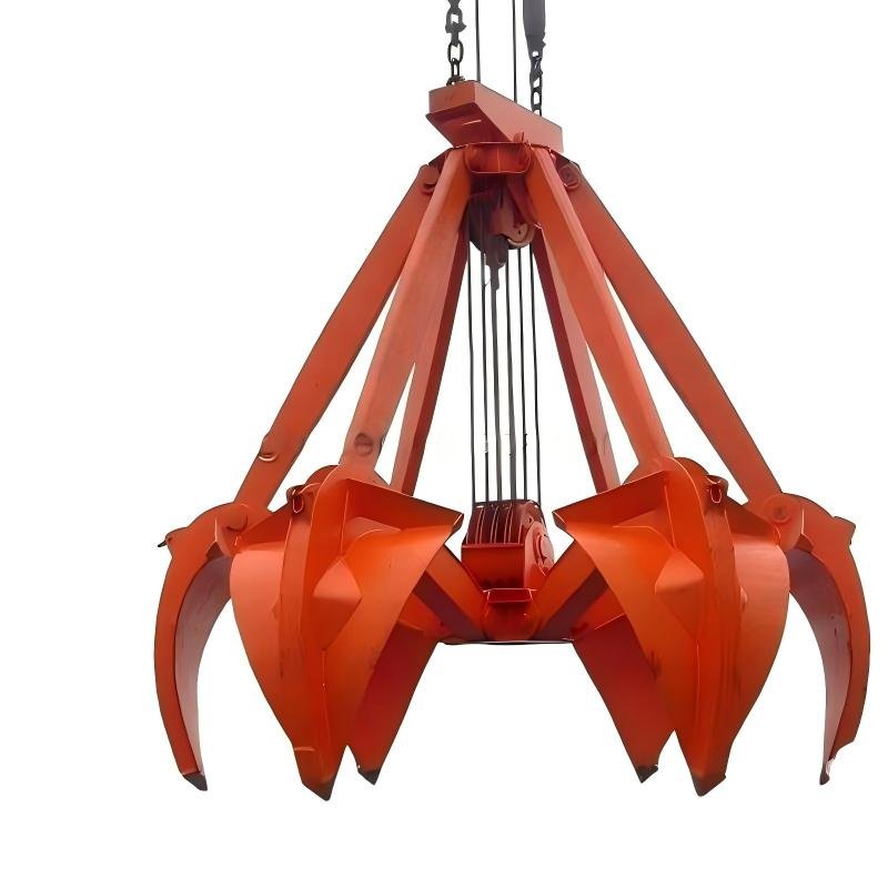 Mechanical Four-Rope Orange Peel Grab