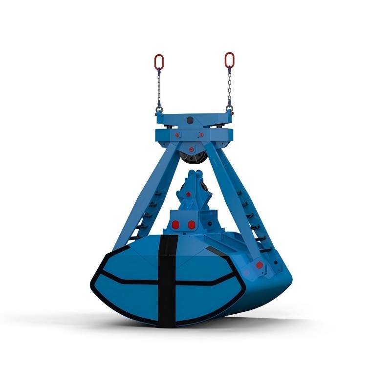 Mechanical Two-Rope Clamshell Grab Bucket