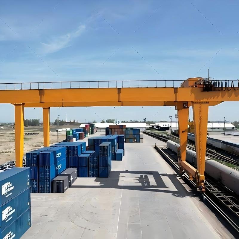 Rail-mounted gantry cranes (RMG)