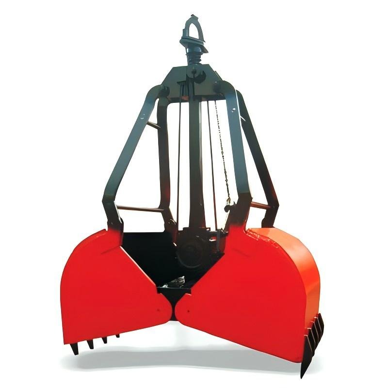 Single-Rope Hanging Clamshell Grab