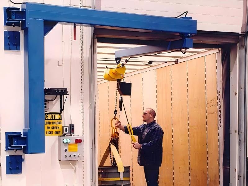 Supporting larger crane systems with jib crane