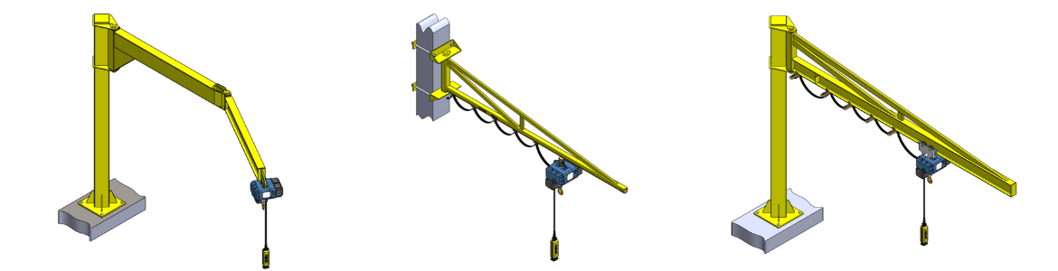 types of jib cranes