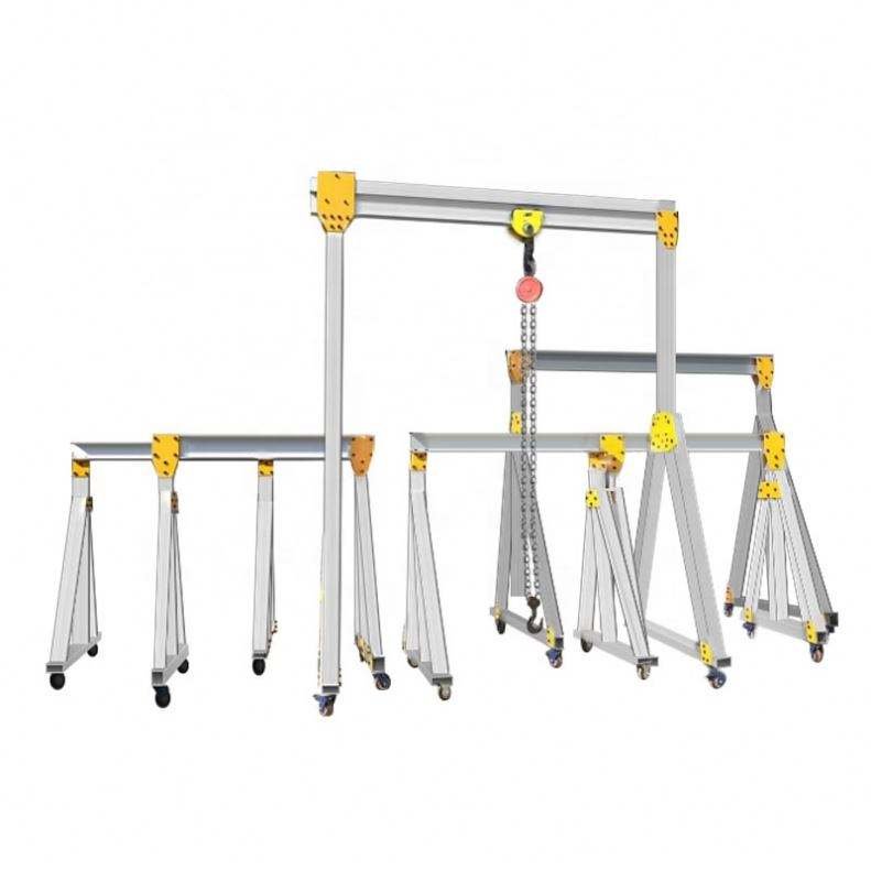 Adjustable Height and Span Aluminum Gantry Crane