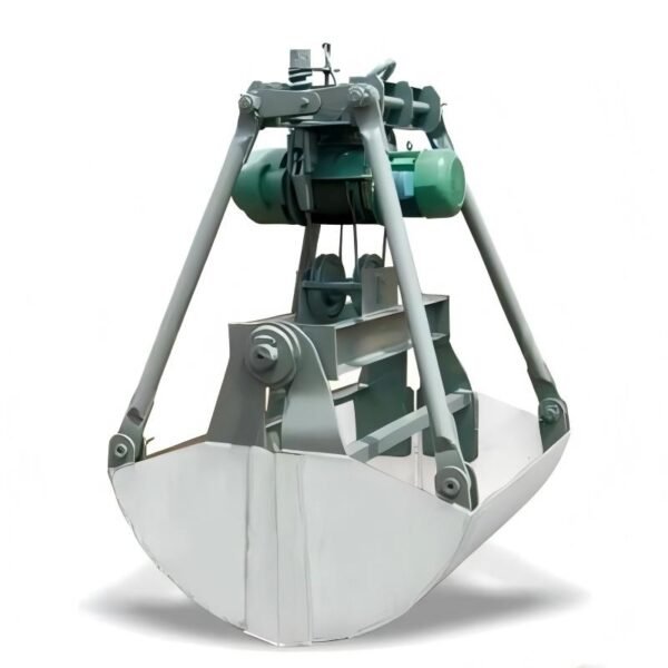 Electric Stainless Steel Grab Bucket | Corrosion-Resistant Motorized Grab | MecBase