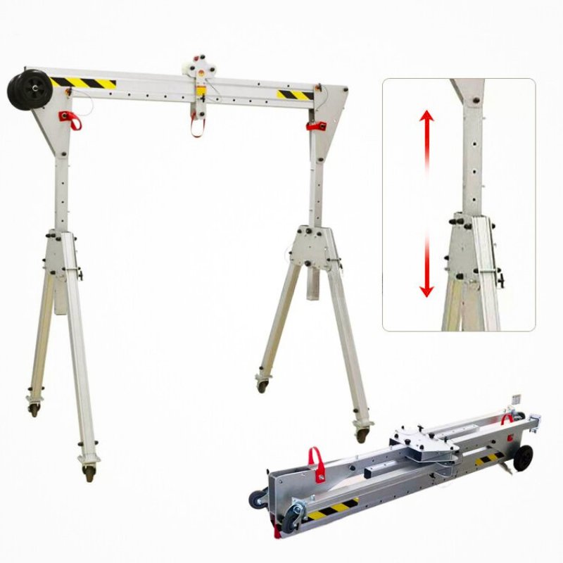Foldable Aluminum Gantry Crane（adjustable span and height)