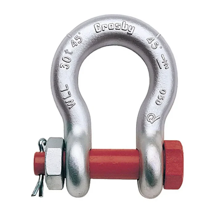 High-capacity alloy shackles