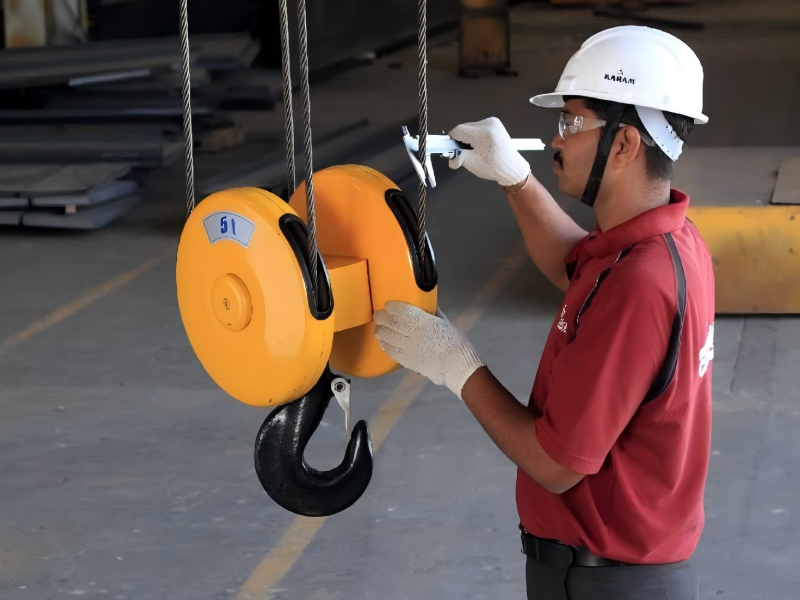 Overhead Crane Load Testing Pre-Test Inspection