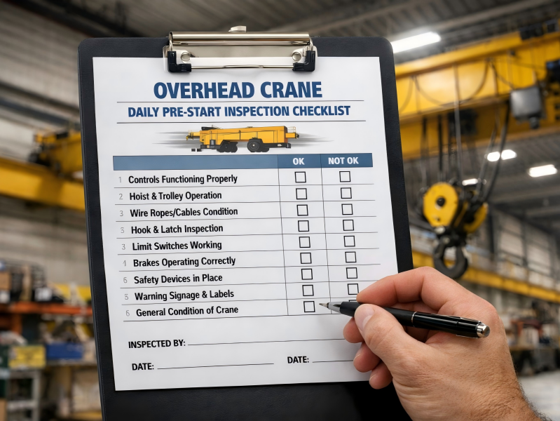 Types of Overhead Crane Inspection