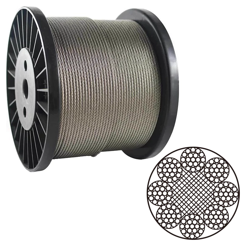 8×25Fi Line Contact Steel Wire Rope