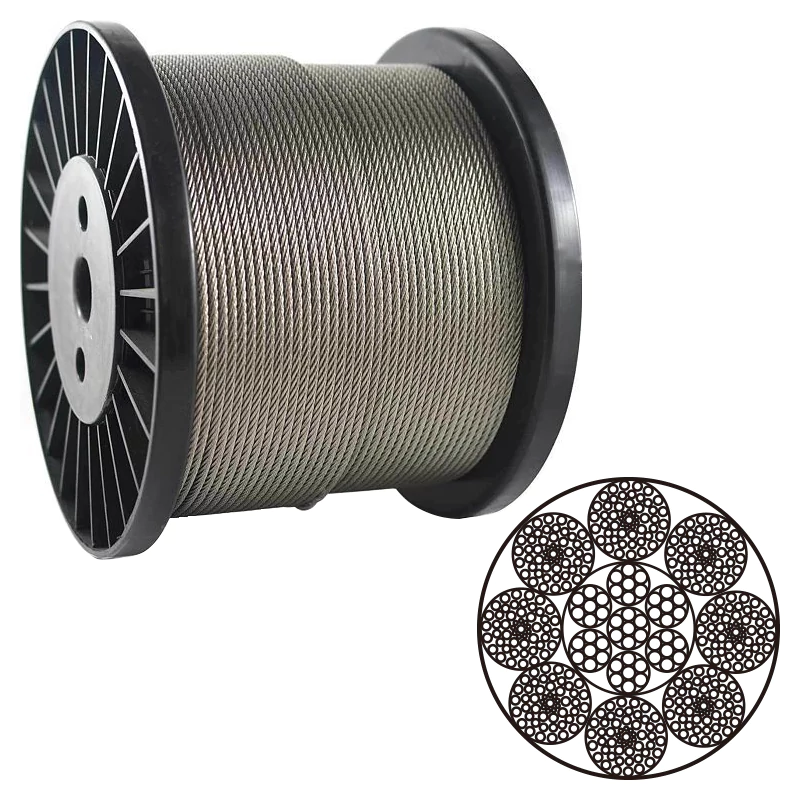 8×55SWS Line Contact Steel Wire Rope