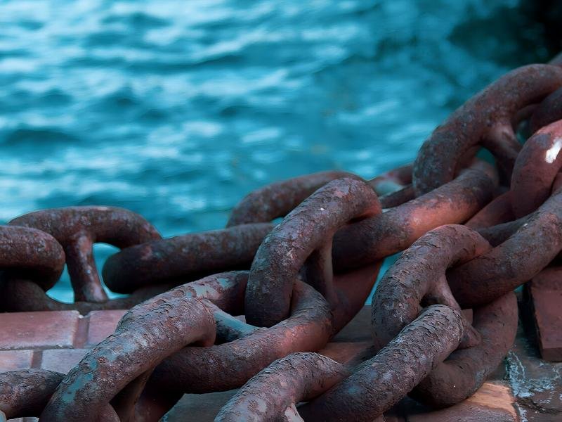 Anchor Chain Corrosion and Rust