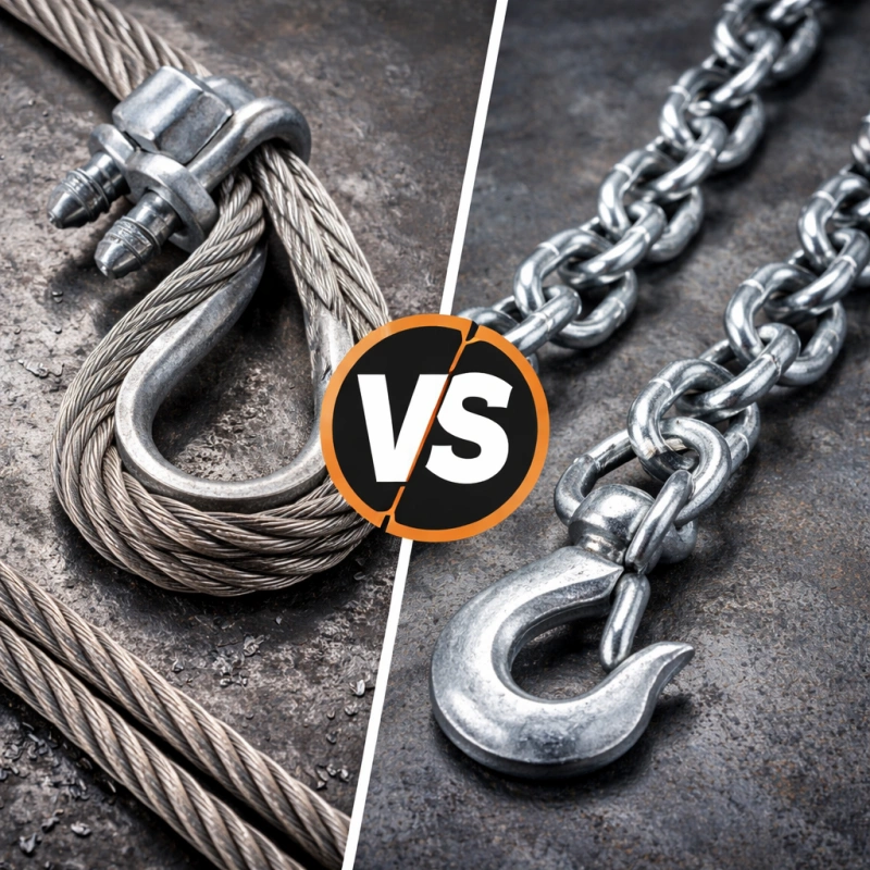 Chain vs Wire Rope