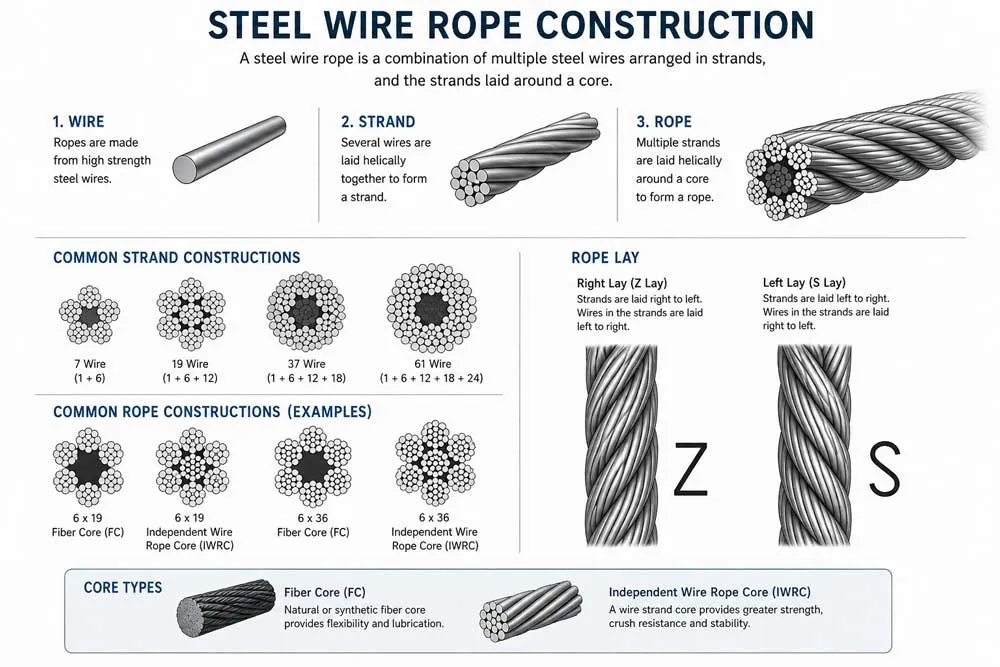 Steel-Wire-Rope-Construction