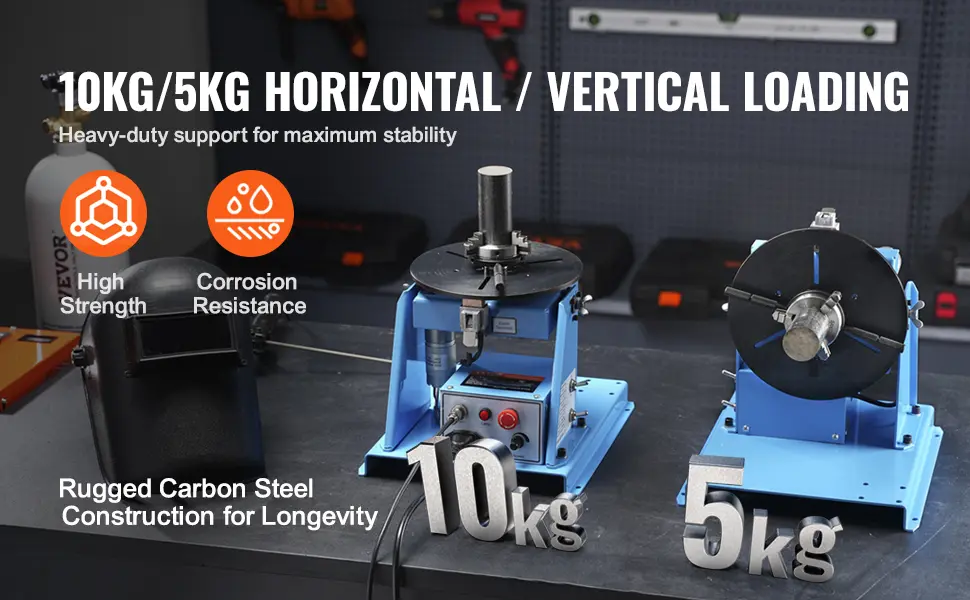 Horizontal Load vs. Vertical Load Welding Positioner