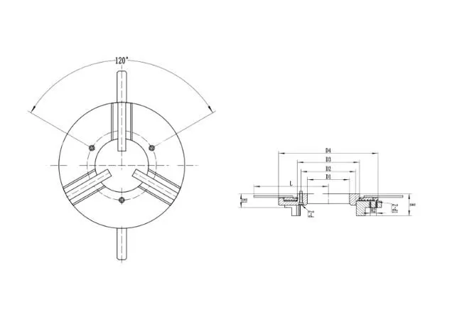 Lightweight Large Through-Bore Self-Centering Welding Chucks