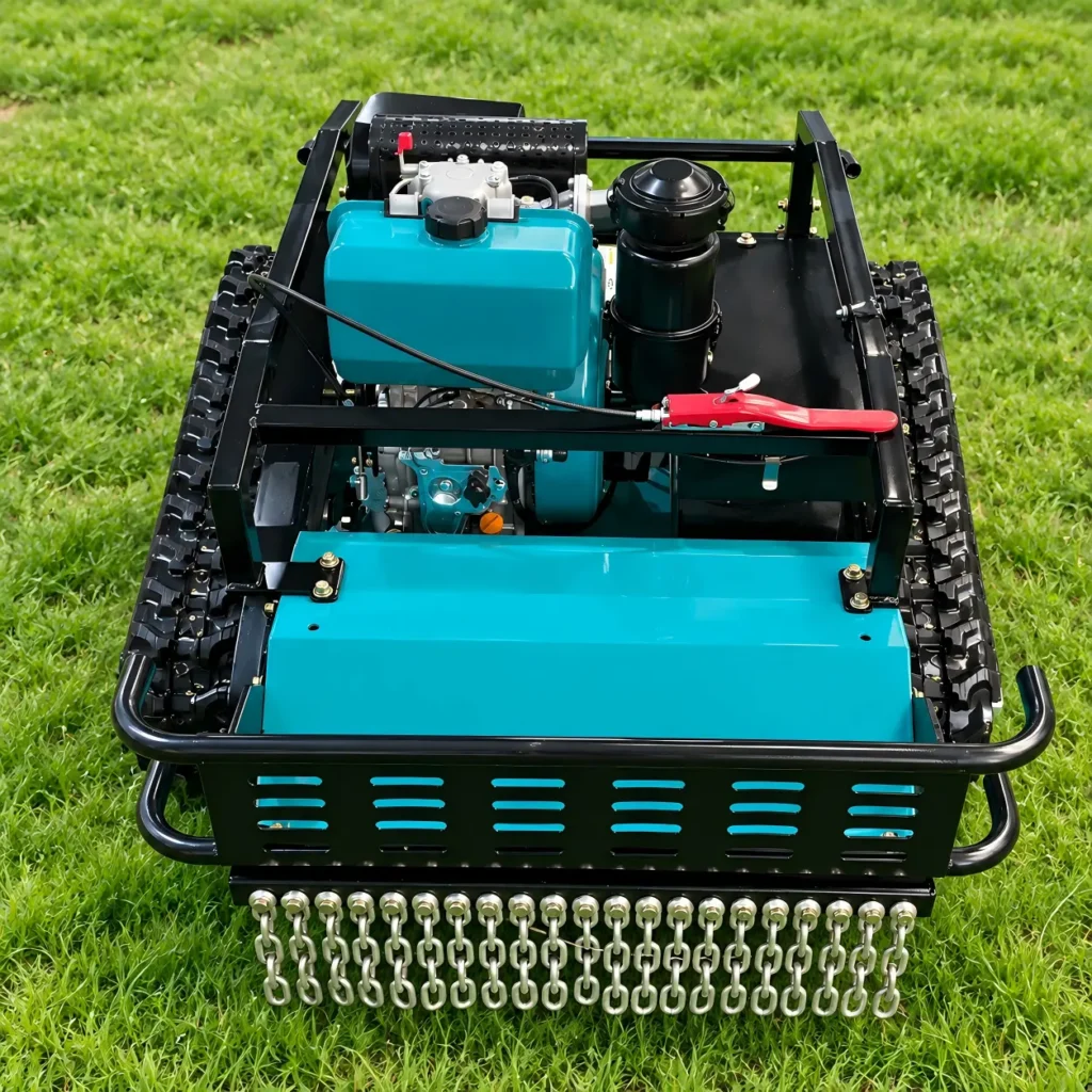 SDL Diesel 188-60A tracked remote control mower with 600 mm cutting width