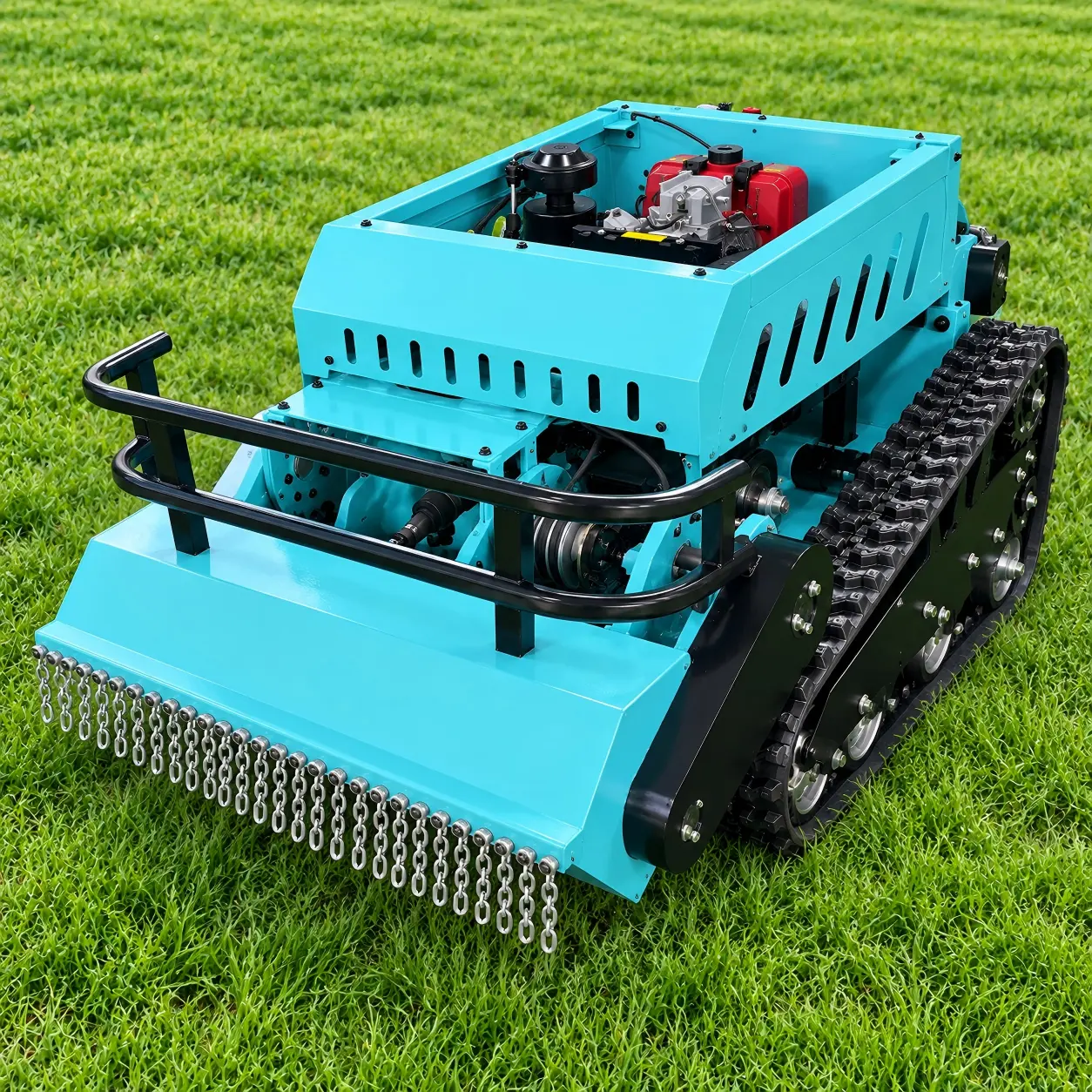 SDL Diesel 195-80B Tracked Remote Control Mower 1 SDL Diesel 195-80B tracked remote control mower with 800 mm cutting width