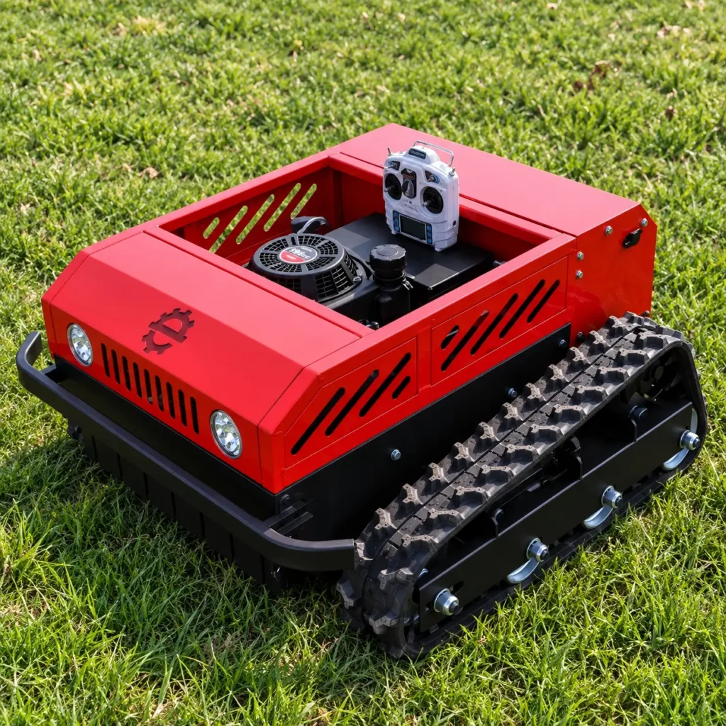 SDL224-55B tracked remote control mower with 550 mm cutting width