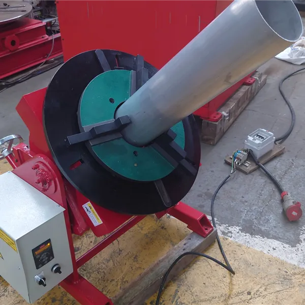 Through-Hole Welding Positioners for Long Pipes